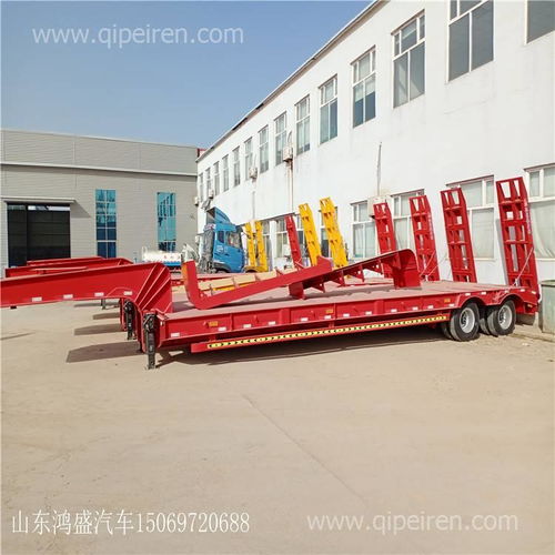 三线六桥低平板半挂车 运输大型挖掘机高速不超载的优选方案